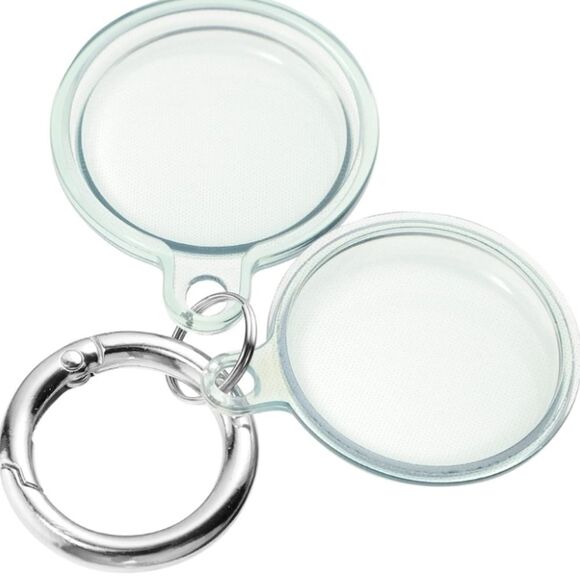 2 Pcs Wear-Resistant Portable Case TPU Cover Storage Box Key Ring Accessory - Picture 3 of 15